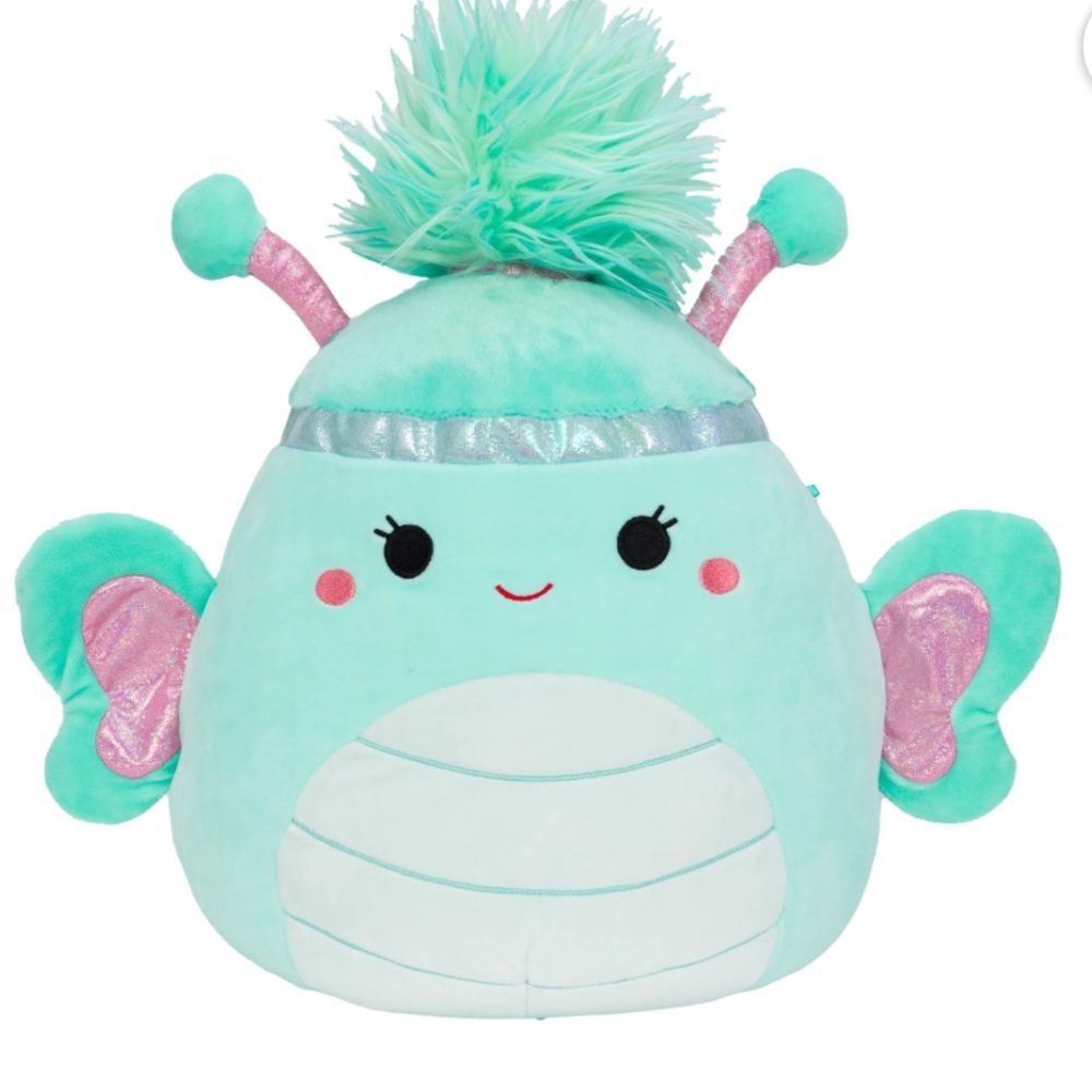 🩷NWT SQUISHMALLOW 2020 REINA THE BUTTERFLY PLUSH DOLL